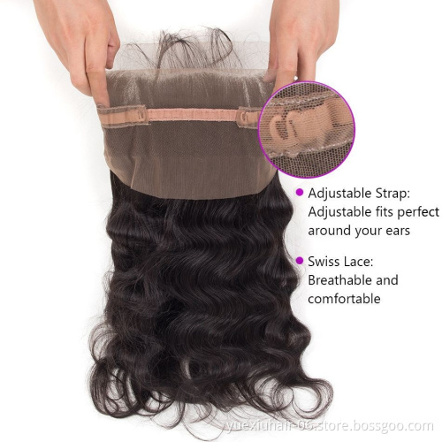 New Arrival Body Wave Lace Frontal 360 Cuticle Aligned Human Hair Good Quality Lace Frontal Wig with Baby Hair